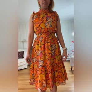 J. Crew Bright Floral Dress